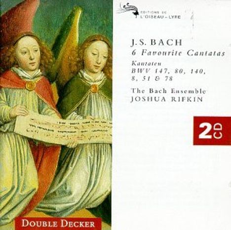 Johann Sebastian Bach (1685-1750): Kantaten BWV 8,51,78,80,140,147, 2 CDs