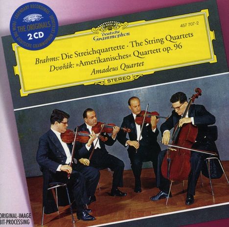 Johannes Brahms (1833-1897): Streichquartette Nr.1-3, 2 CDs