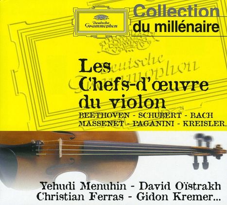 Les Chefs-d'oeurvre du violin, CD