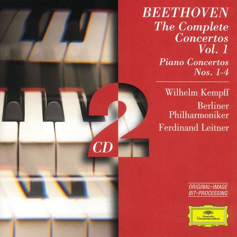 Ludwig van Beethoven (1770-1827): Klavierkonzerte Nr.1-4, 2 CDs