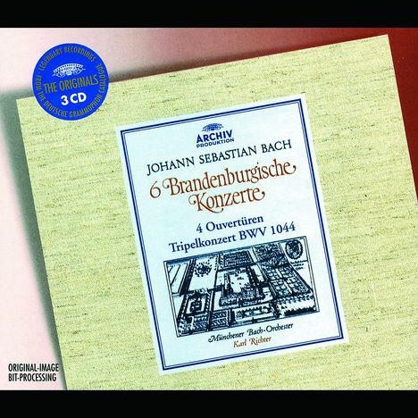 Johann Sebastian Bach (1685-1750): Brandenburgische Konzerte Nr.1-6, 3 CDs