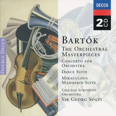 Bela Bartok (1881-1945): Konzert für Orchester, 2 CDs