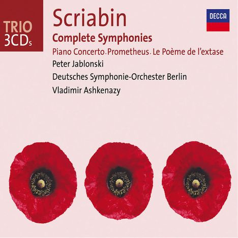 Alexander Scriabin (1872-1915): Symphonien Nr.1-3, 3 CDs