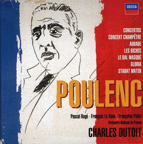 Francis Poulenc (1899-1963): Orchesterwerke &amp; Konzerte, 5 CDs