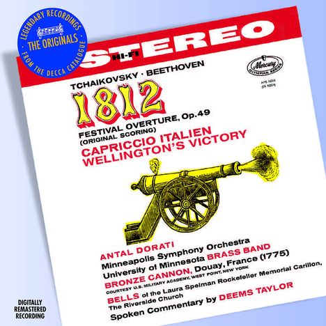 Peter Iljitsch Tschaikowsky (1840-1893): 1812 Ouvertüre op.49, CD