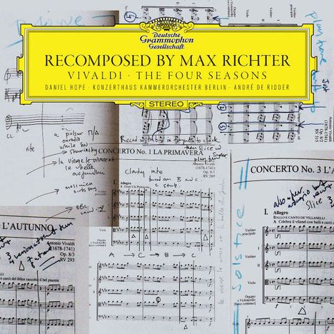 Antonio Vivaldi (1678-1741): Concerti op.8 Nr.1-4 "Die vier Jahreszeiten" (Recomposed by Max Richter), CD