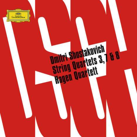 Dmitri Schostakowitsch (1906-1975): Streichquartette Nr.3,7,8, CD