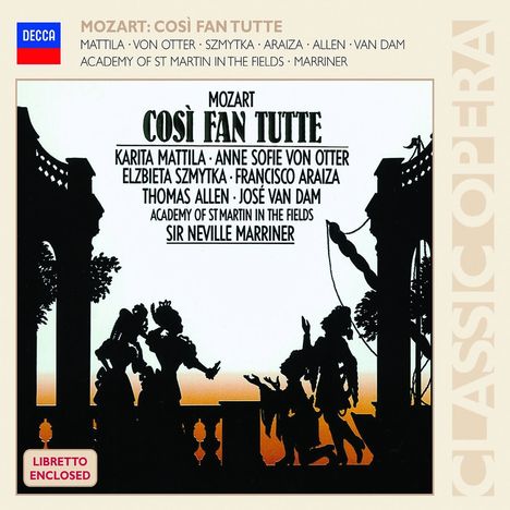 Wolfgang Amadeus Mozart (1756-1791): Cosi fan tutte, 3 CDs