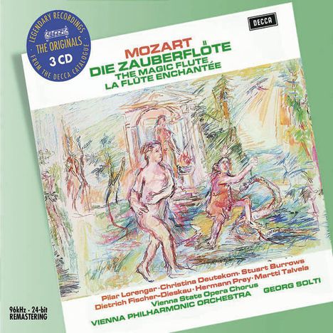 Wolfgang Amadeus Mozart (1756-1791): Die Zauberflöte, 3 CDs