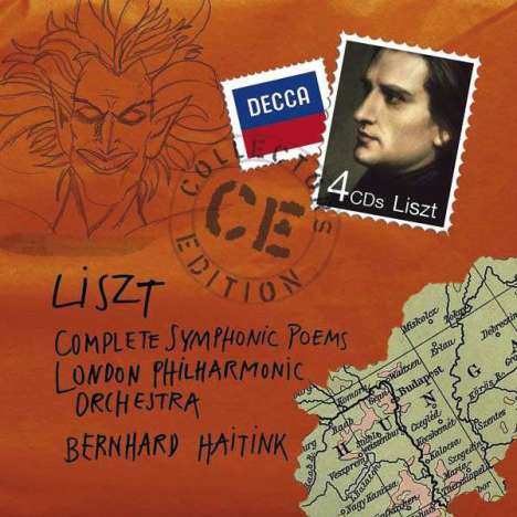 Franz Liszt (1811-1886): Die Symphonischen Dichtungen, 4 CDs
