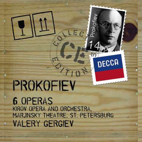 Serge Prokofieff (1891-1953): 6 Opern, 14 CDs