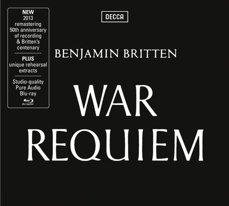 Benjamin Britten (1913-1976): War Requiem op.66, 1 Blu-ray Audio und 2 CDs