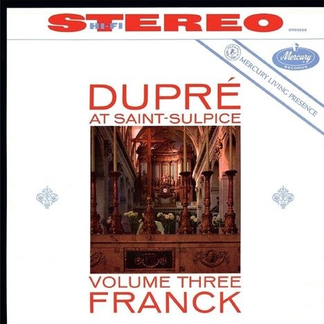 Marcel Dupre at Saint Sulpice Vol.3, CD