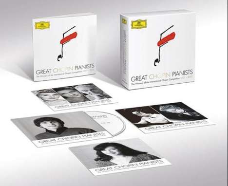 Great Chopin Pianists - Die Gewinner des Chopin-Wettbewerbs Warschau 1927-2010, 11 CDs