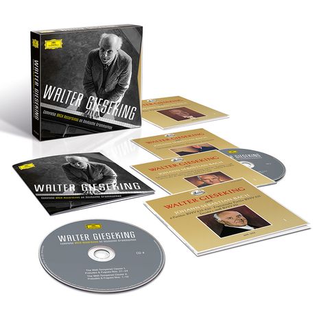 Walter Gieseking - Complete Bach Recordings on Deutsche Grammophon, 7 CDs