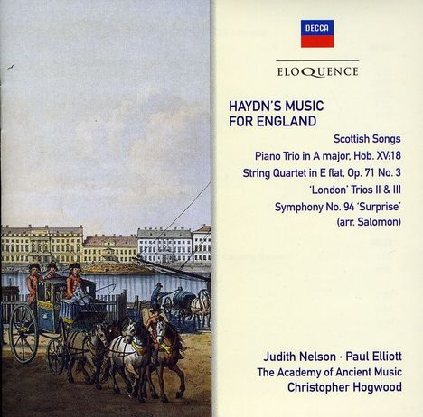 Joseph Haydn (1732-1809): Haydn's Music For England, CD