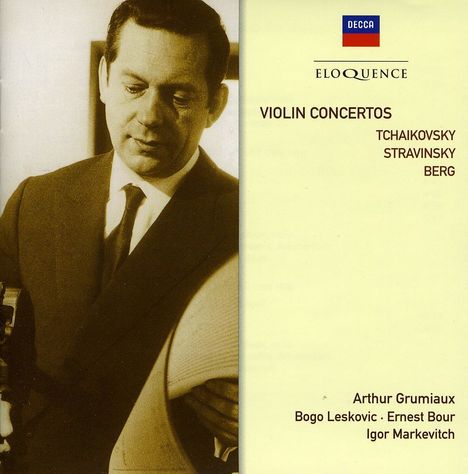 Arthur Grumiaux spielt Violinkonzerte, CD