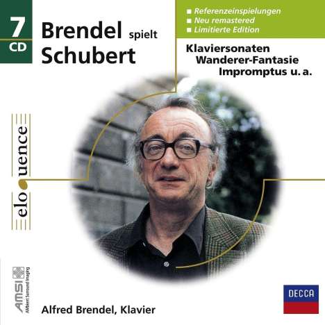Franz Schubert (1797-1828): Alfred Brendel spielt Schubert (Eloquence-Box), 7 CDs