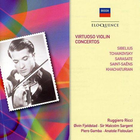 Ruggiero Ricci - Virtuoso Violin Concertos, 2 CDs