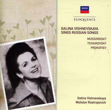Galina Vishnevskaya sings Russian Songs, CD