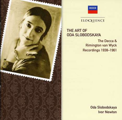 Oda Slobodskaya - The Art of, 2 CDs
