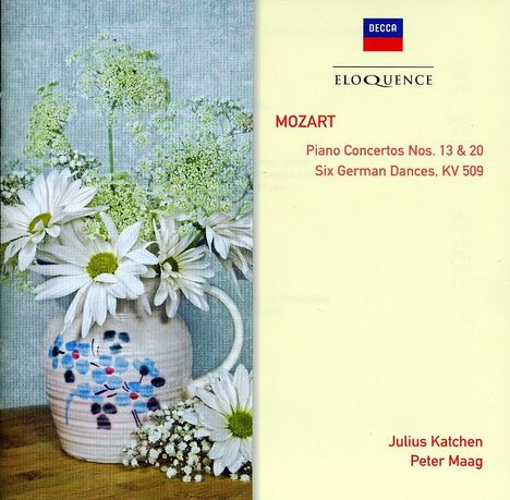 Wolfgang Amadeus Mozart (1756-1791): Klavierkonzerte Nr.13 &amp; 20, CD
