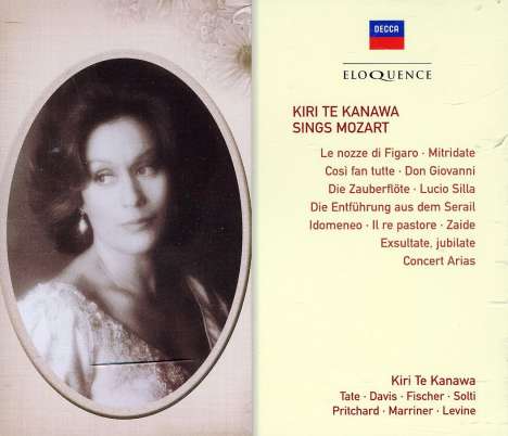 Kiri Te Kanawa sings Mozart, 3 CDs