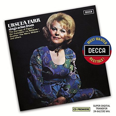 Ursula Farr singt Arien, CD