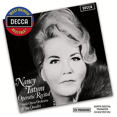 Nancy Tatum - Operatic Recital, CD