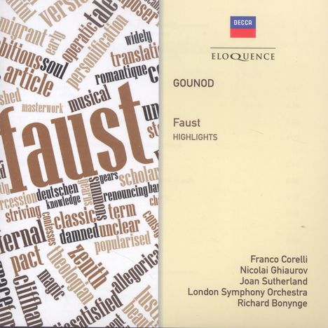 Charles Gounod (1818-1893): Faust (Ausz.), CD
