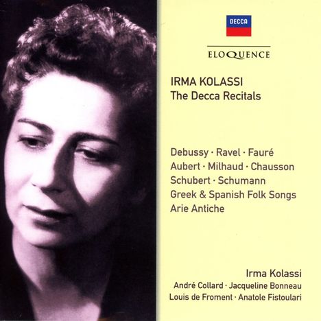 Irma Kolassi - The Decca Recitals, 4 CDs