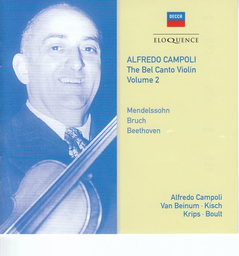 Alfredo Campoli - The Bel Canto Violin Vol.2, 2 CDs