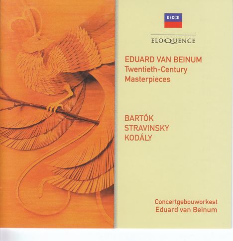 Eduard van Beinum - Twentieth-Century Masterpieces, 2 CDs