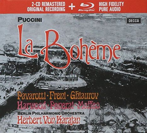 Giacomo Puccini (1858-1924): La Boheme (Deluxe Edition), 2 CDs und 1 Blu-ray Audio