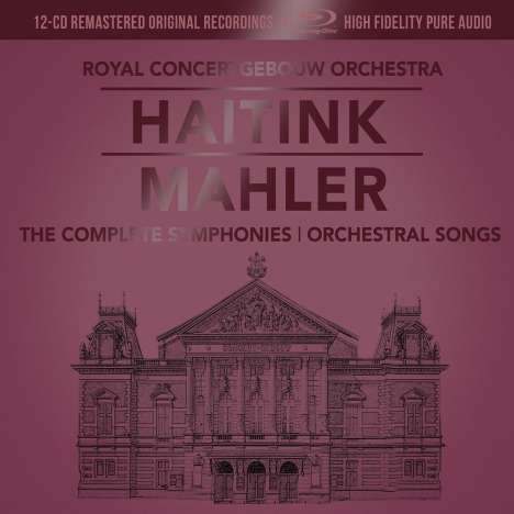Gustav Mahler (1860-1911): Symphonien Nr.1-10 (mit Blu-ray Audio), 12 CDs und 1 Blu-ray Audio