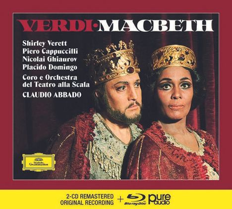 Giuseppe Verdi (1813-1901): Macbeth (Deluxe-Ausgabe mit Blu-ray Audio), 2 CDs und 1 Blu-ray Audio