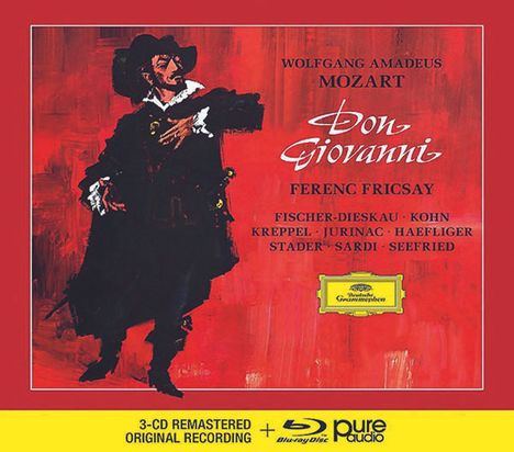 Wolfgang Amadeus Mozart (1756-1791): Don Giovanni (Deluxe-Edition mit Blu-ray Audio), 3 CDs und 1 Blu-ray Audio