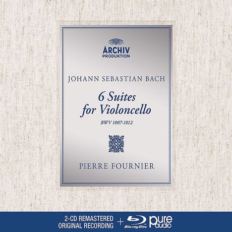 Johann Sebastian Bach (1685-1750): Cellosuiten BWV 1007-1012 (mit Blu-ray Audio), 2 CDs und 1 Blu-ray Audio