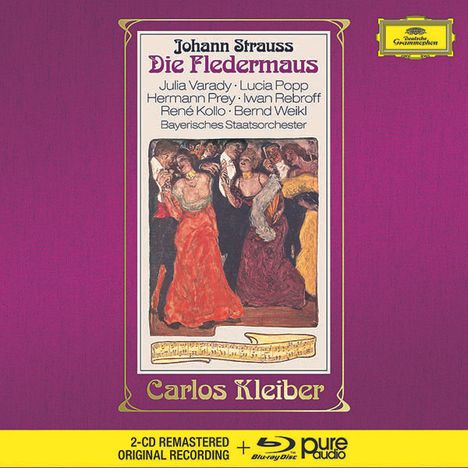 Johann Strauss II (1825-1899): Die Fledermaus (Deluxe-Ausgabe mit Blu-ray Audio), 2 CDs und 1 Blu-ray Audio