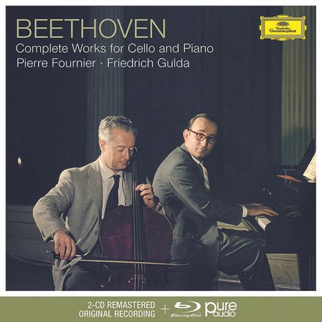 Ludwig van Beethoven (1770-1827): Cellosonaten Nr.1-5 (Deluxe-Ausgabe mit Blu-ray Audio), 2 CDs und 1 Blu-ray Audio
