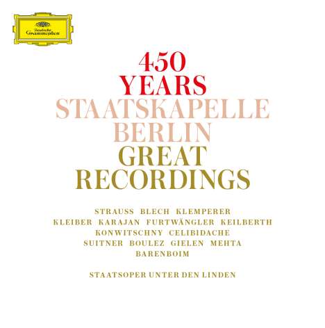 450 Years Staatskapelle Berlin - Great Recordings, 15 CDs