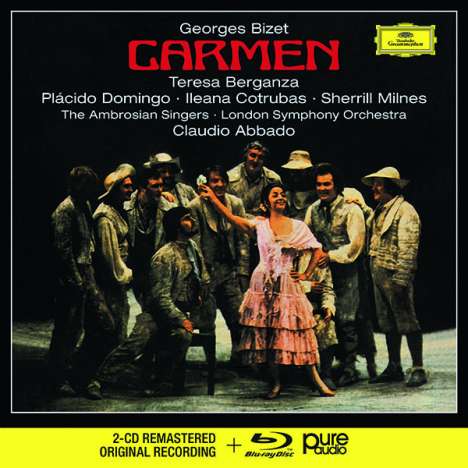 Georges Bizet (1838-1875): Carmen  (Deluxe-Ausgabe mit Blu-ray Audio), 2 CDs und 1 Blu-ray Audio