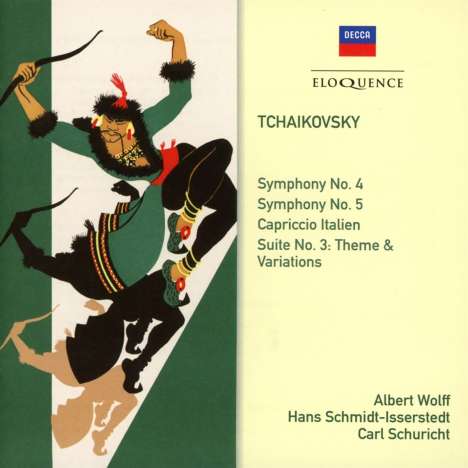 Peter Iljitsch Tschaikowsky (1840-1893): Symphonien Nr.4 &amp; 5, 2 CDs