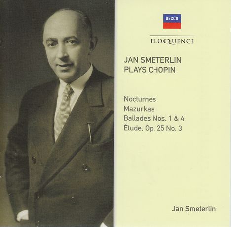 Jan Smeterlin plays Chopin, 2 CDs