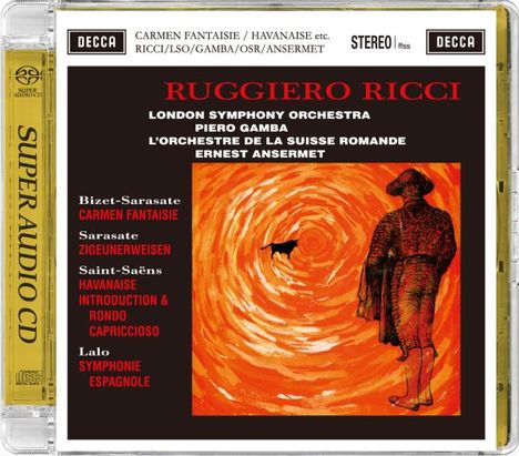 Ruggiero Ricci - Werke für Violine &amp; Orchester, Super Audio CD