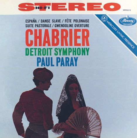 Emmanuel Chabrier (1841-1894): Orchesterwerke (180g / Half-Speed Mastering), LP
