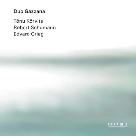 Duo Gazzana - Korvits / Schumann / Grieg, CD