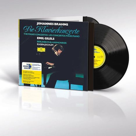 Johannes Brahms (1833-1897): Klavierkonzerte Nr.1 &amp; 2 (180g / limitierte &amp; nummerierte Auflage), 2 LPs