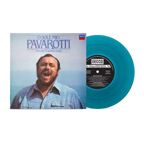 Luciano Pavarotti - O Sole Mio (Neapolitanische Lieder / 180g / Türkises Vinyl / limitierte Auflage), LP