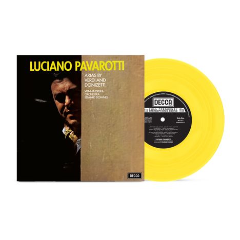 Luciano Pavarotti - Arias by Verdi and Donizetti (180g / Gelbes Vinyl / limitierte Auflage), LP